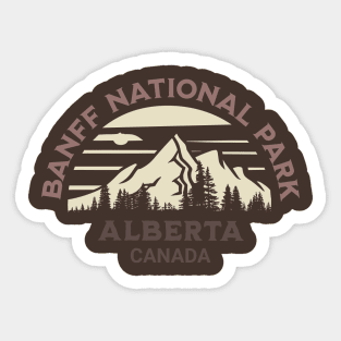 BANFF National Park - Alberta Canada Sticker